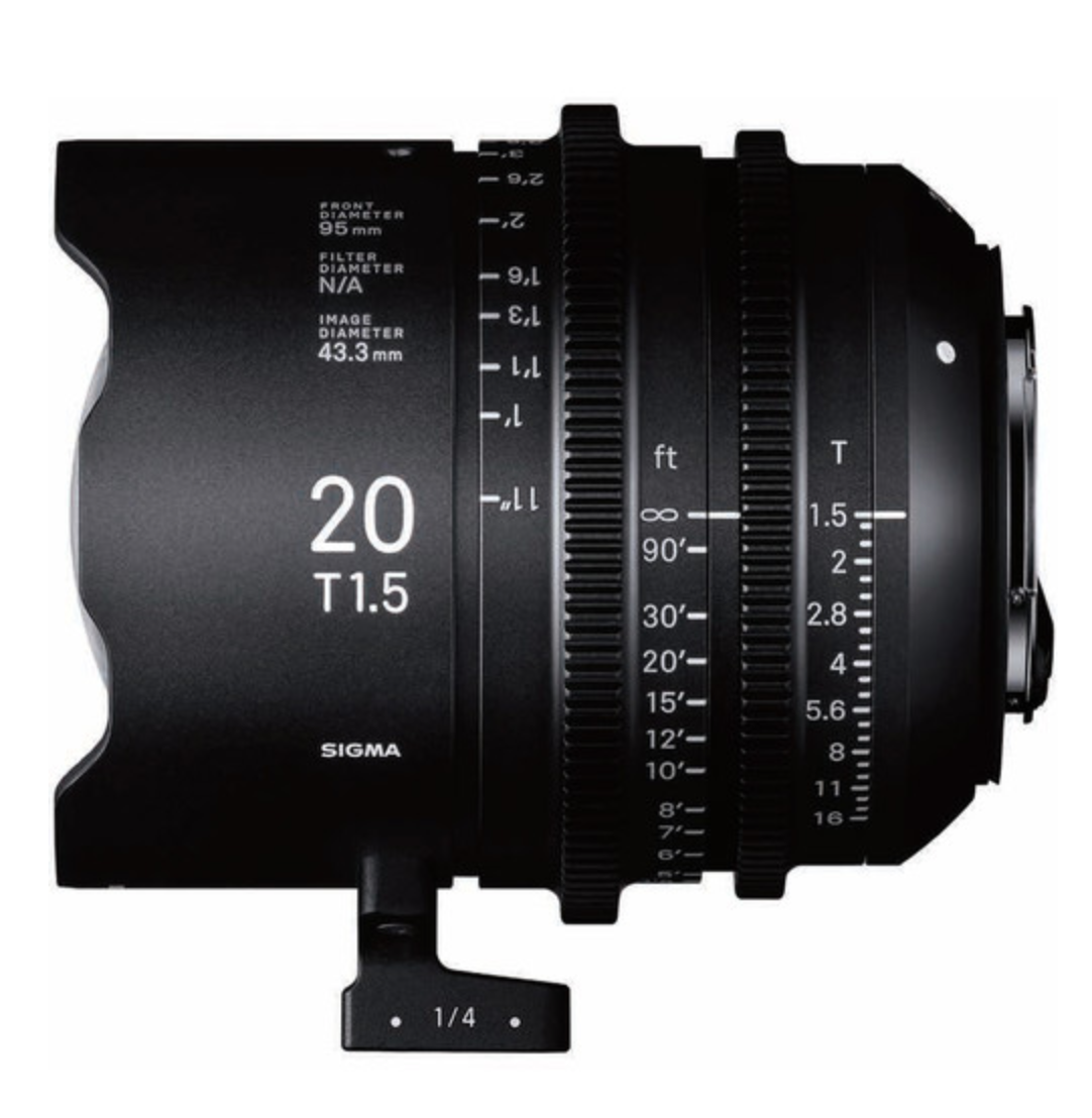 Full-Flame High Speed Prime 20mm T1.5 PL