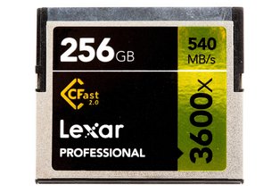 Lexar 540MB/s Cfast™2.0メモリーカード 256GB